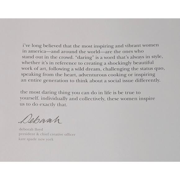 Kate Spade, New York: SHE: Muses, Visionaries And Madcap Heroines EUC - Picture 4 of 13